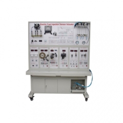 Sistema de injeção de combustível controlado eletronicamente, sensor, atuador, banco, equipamento didático, treinador automotivo