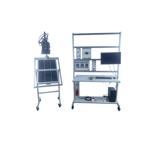 Photovoltaic စနစ်များကိုလေ့လာရန် Mobile Didactic Bench သင်ကြားရေးကိရိယာ ပြန်လည်ပြည့်ဖြိုးမြဲလေ့ကျင့်ရေးစနစ်