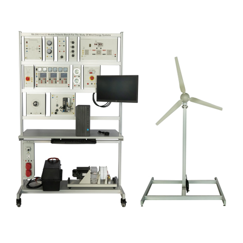 Ghế giáo khoa di động để nghiên cứu hệ thống năng lượng gió Thiết bị giáo dục nghề nghiệp cho phòng thí nghiệm trường học