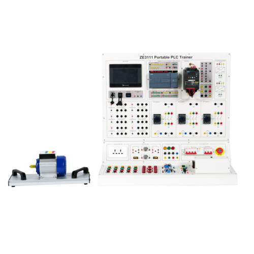 Entraîneur PLC portable, équipement didactique pour l'enseignement en laboratoire scolaire, équipement de formation en génie électrique