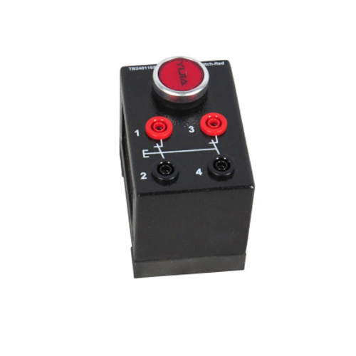 Interrupteur à bouton-poussoir - Rouge Équipement pédagogique Équipement de laboratoire électrique