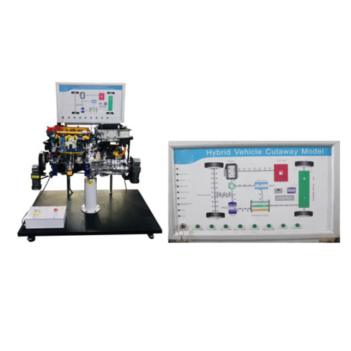 Панель управления гибридной системой питания бензин-электричество в разрезе Модель Toyota Prius 1.5L Дидактическое оборудование Автомобильный тренажер