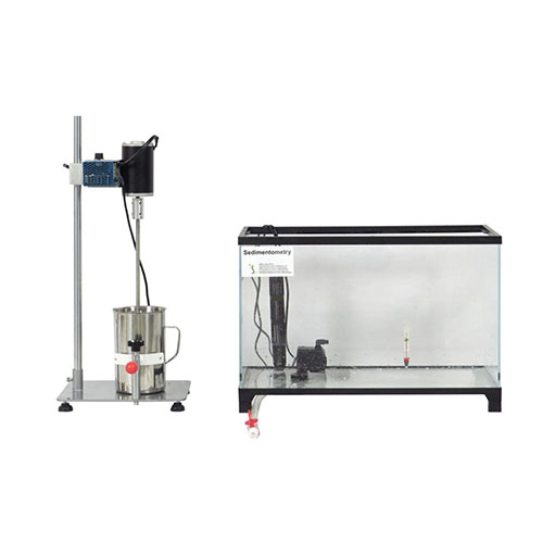 Équipement didactique de sédimentométrie Laboratoire de formation professionnelle Équipement de mécanique des fluides