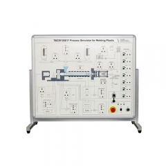 Симулятор процесса формования пластика. Школьный учебный стенд. Школьное лабораторное оборудование. Тренажер для управления образовательным процессом.
