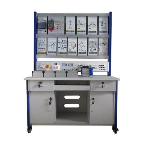 Учебный стенд для ПЛК с инвертором, учебное оборудование для профессионального обучения, стенд для подготовки инструкторов по электротехнике.