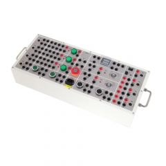 Усовершенствованный электропневматический комплект, учебный лабораторный стенд для школы, дидактическое оборудование, пневматический тренажер.