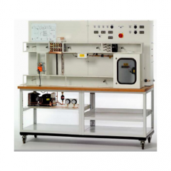 Modelo de sistema de ar condicionado, bancada de ensino, equipamento de tecnologia educacional, treinador de refrigeração