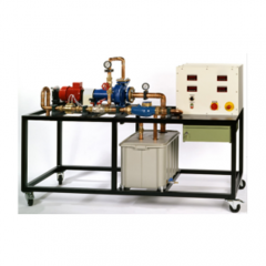 Учебная система с шестеренчатым насосом, дидактическое оборудование, школьное оборудование, учебно-лабораторное оборудование, оборудование для гидромеханики.