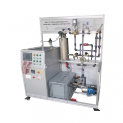 Учебное оборудование по метрологии для измерения давления, расхода, уровня и температуры. Дидактическое оборудование. Учебный стенд. Тренажер для управления технологическими процессами.