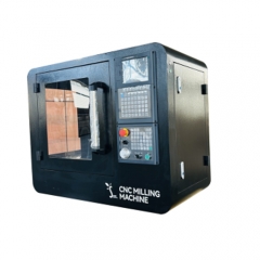 Bancada de treinamento para fresadora CNC, equipamento de laboratório escolar para treinamento mecânico educacional.