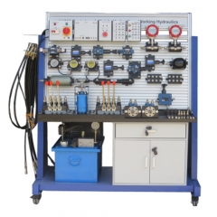 Базовый уровень: Мобильная гидравлика - Рабочее гидравлика. Дидактическое оборудование. Учебный стенд. Гидравлический тренажер.