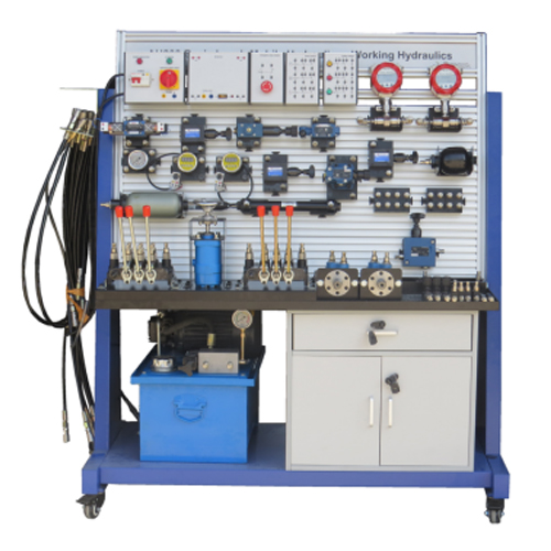 Базовый уровень: Мобильная гидравлика - Рабочее гидравлика. Дидактическое оборудование. Учебный стенд. Гидравлический тренажер.