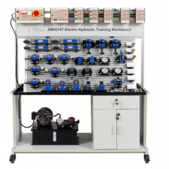 Электрогидравлический учебный стенд, учебный стенд для школы, профессиональный учебный стенд, гидравлический учебный стенд