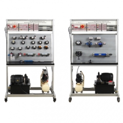 Two-Way Electro-Hydraulics and Electro-Pneumatics for University Laboratory Didactic Equipment Teaching Workbench Pneumatic Trainer