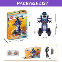 STEM Robot Toys for Kids, Cool Science Building Block Kit for Boy and Girl, Fun Educational Remote Control Toy with App Control for Learning for 8 9 10 11 12 13 14 Year Old Boys and Girls (Purple)