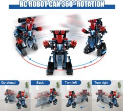 Building Block Robot Toy for Kids, Educational Remote & APP Control RC STEM Robot Toys Kit for Kids DIY Rechargeable Robotics Build Learning Kits for Boys and Girls Birthday Gift (349 Kits)