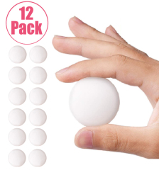 Door Stopper Wall Protector,12 Pack 1.57 Inch Round Door Knob Silicon Wall Guard Shield Protector