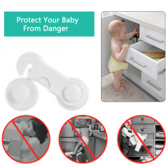 Baby Child Safety Cabinet Locks,GiMe-US Easiest 3M Adhesive Baby Proofing Latches,No Tools are Needed,Use for Multi-Purpose for Furniture,Kitchen,Ovens,Toilet Seats,Fridge,Cupboard(8Pack)