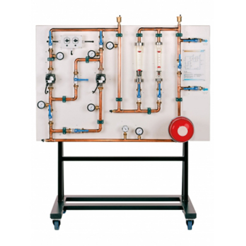 Painel de treinamento de bombas circulantes Equipamento didático de transferência térmica Equipamento de demonstração