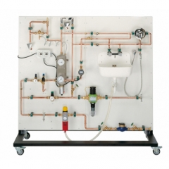 Demostrador de instalación de agua potable Equipo didáctico Equipo de experimento de transferencia de calor
