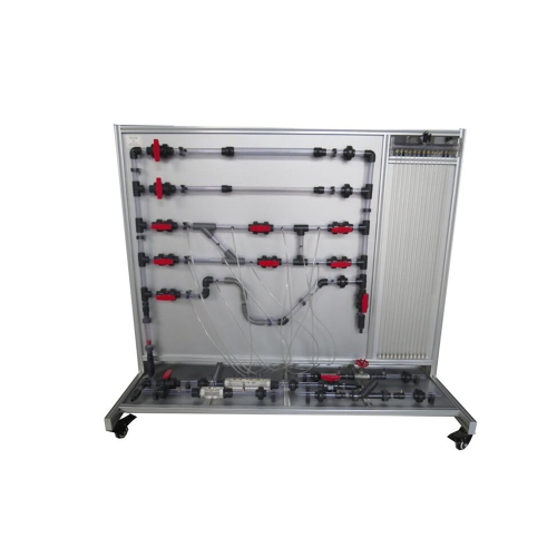 Energy losses in piping elements Teaching Equipment Hydraulic Bench