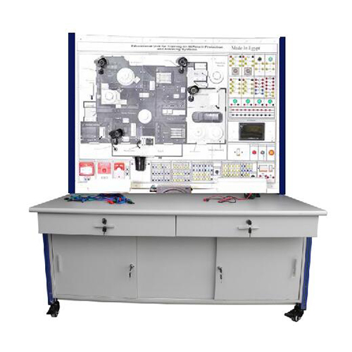 Unità didattica per la formazione su diversi sistemi di protezione e di allarme Attrezzatura da laboratorio di ingegneria elettrica Attrezzatura didattica