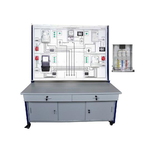 Educational Unit for Training on Energy Meters and Electric Transformers Didactic Equipment Electrical Workbench