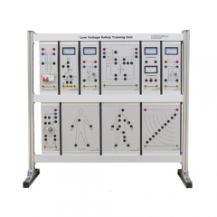 Unidad de formación en seguridad de baja tensión Sistema de formación con accionamiento de frecuencia variable Equipo didáctico