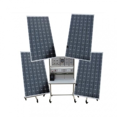 Sistema Interativo no Básico da Tecnologia Fotovoltaica Equipamento Didático Instrutor Elétrico Automático