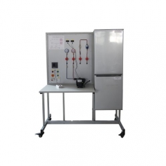 Unidade de estudo de sistema de refrigerador doméstico Equipamento educacional Equipamento de treinamento de condensador