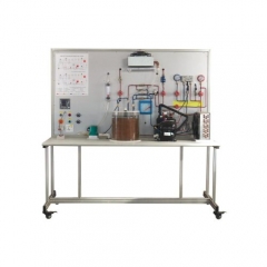 Bancada de demonstração de ciclo de refrigeração Equipamento educacional Equipamento de laboratório de refrigeração