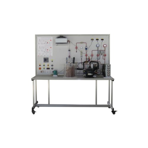 Unidade de estudo do sistema de refrigeração por compressão de vapor Equipamento de treinamento vocacional Equipamento de treinamento em refrigeração