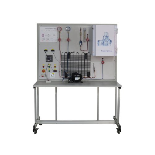 Equipamento didático de instrutor de refrigeração doméstica Equipamento de laboratório de refrigeração