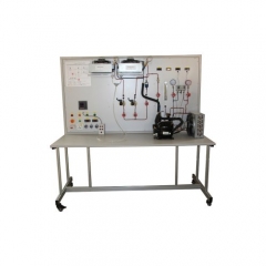 Trainer For The Study Of A Commercial Multiple Evaporator Refrigerator Vocational Training Equipment Negative Cold Room Trainer