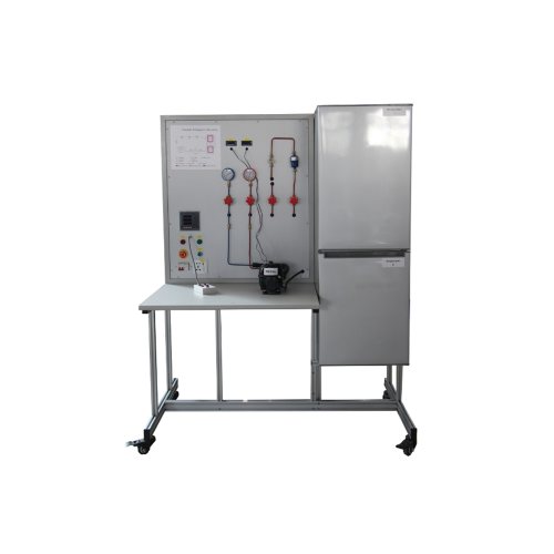 Refrigerador doméstico (dos puertas) Equipo didáctico Equipo de entrenamiento de aire acondicionado
