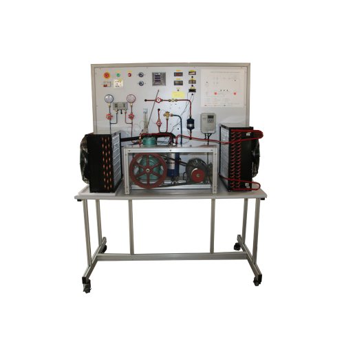 Trainer For The Study Of The Open Type Compressor Vocational Training Equipment Compressor Trainer Equipment