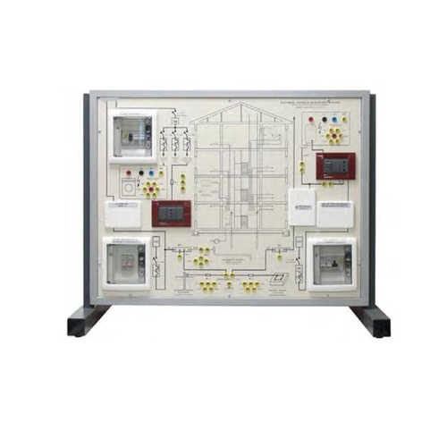 Pannello dimostrativo per il collaudo elettrico effettuato in un edificio Apparecchiature didattiche Pannello di formazione elettrica