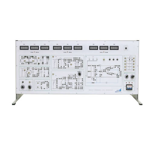 Stand For Conducting Laboratory Works In Electrical Engineering Vocational Training Equipment Electrical Training Panel