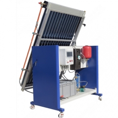 Renewable Energy Hot Water Production:Thermosyphon Solar Water Heater Vacuum Tube Sensor On Metal Frame