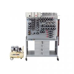 Double Faces Electro Pneumatic Trainer, Pneumatic Workbench, Training Equipment (Double Side) Teaching Equipment Pneumatic Workbench
