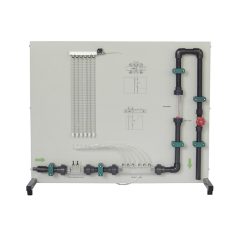 Venturimeter, Orifice Plate, Rotameter Flow Measure Vocational Training Equipment Hydrodynamics Laboratory equipment