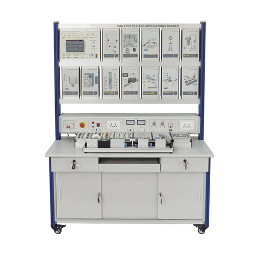 Tabletop PLC and Applications Trainer Electrical Engineering Training Equipment Didactic Equipment