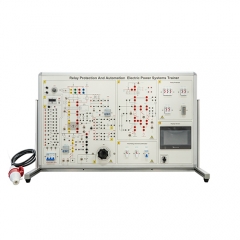 Relay Protection and Automation Electric Power Systems Trainer Didactic Equipment Electrical Training Panel