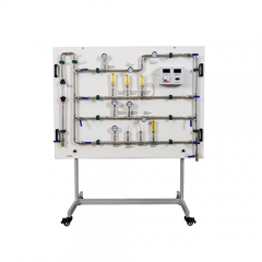 Учебная панель для измерения температуры. Лабораторное оборудование для теплообмена. Дидактическое оборудование. Учебное оборудование.