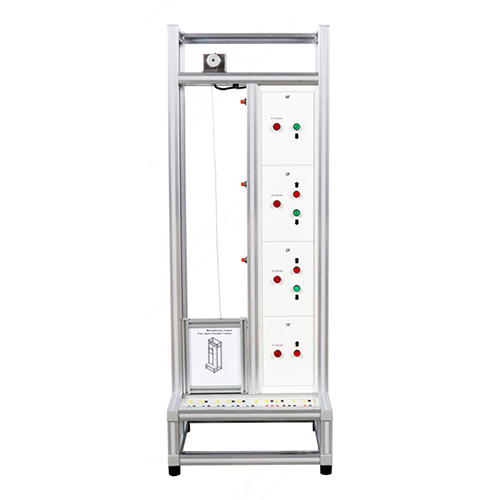 Équipement de laboratoire électrique de formateur d'ascenseur à quatre couches Équipement éducatif