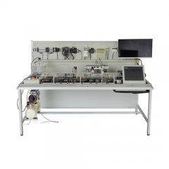 PLC Workstation With HID Interface, Sensor Kit，And Actuators, Conveyor Belt System And SCADA (Supervisory Control And Data Acquisition) System Demonstration Kit Vocational Training Equipment