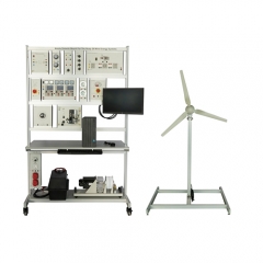 Mobile Didactic Bench for The Study of Wind Energy SystemsSchool Equipment Teaching Vocational Training Equipment Wind Turbine Training Equipment