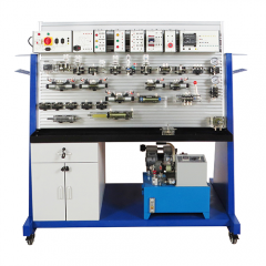 PLC Controlled Pneumatic and Hydraulic Training Workbench Educational Equipment Technical Teaching Equipment Mechatronics Training Equipment