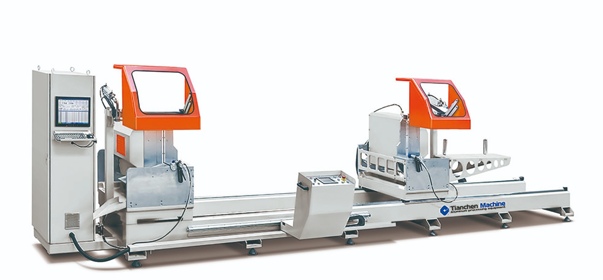 Arbitrary Angle CNC Double Head Cutting Saw