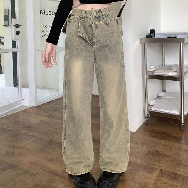 【デニムパンツ·G23091800122】デニムパンツ